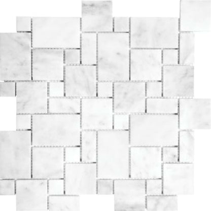 Bianco Venatino in Mini Versailles Honed Natural Stone