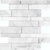 Bianco Venatino in Random Strip Polished Natural Stone