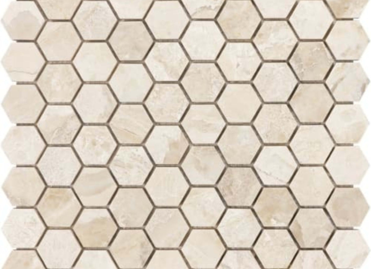 Impero Reale in 1.25 In Hexagon Polished
