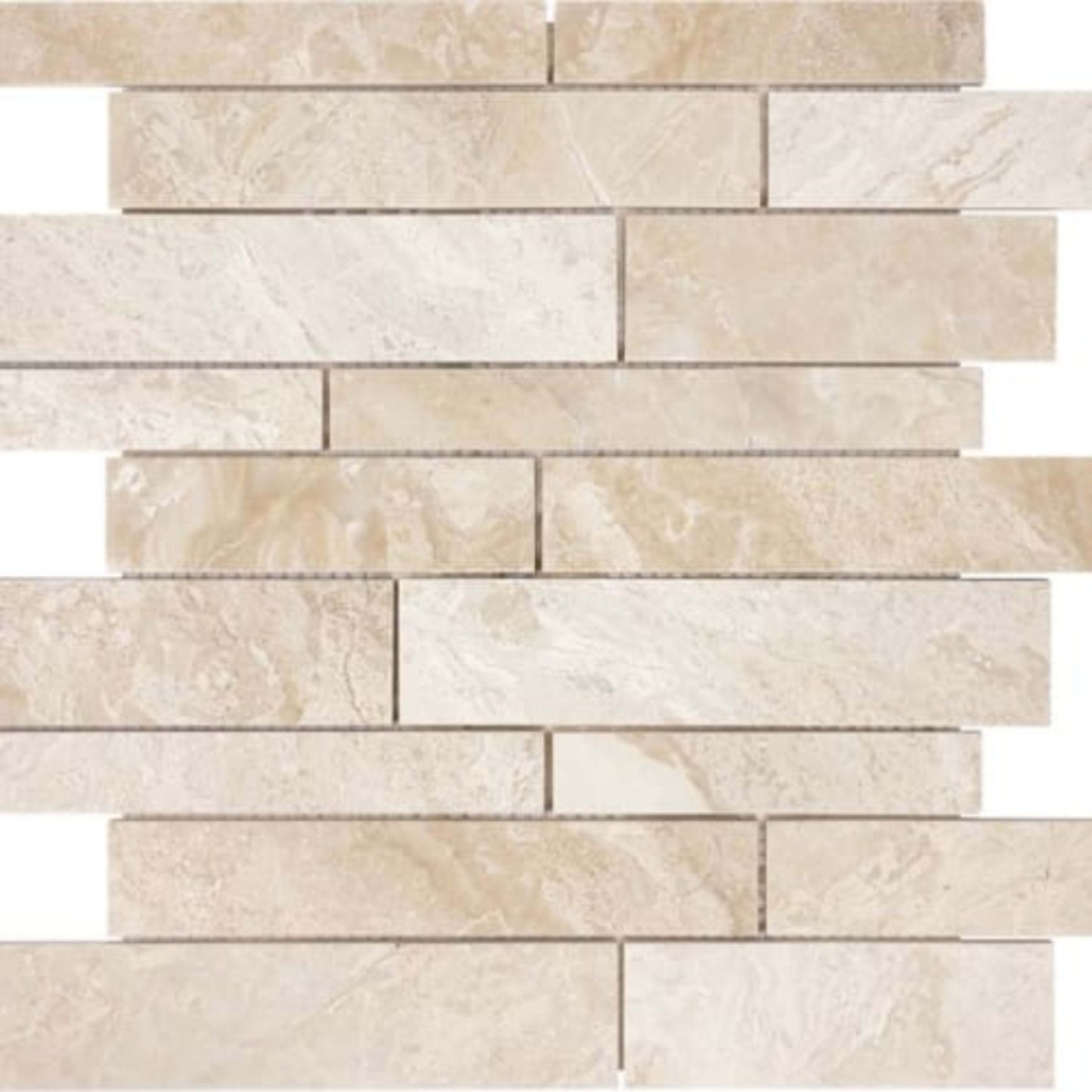 Impero Reale in Random Strip Honed Natural Stone