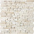 Ivory Travertine in Random Strip Tumbled Mosaics Natural Stone