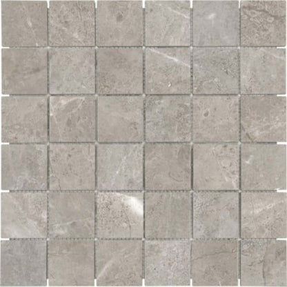 Ritz Gray in 2x2 In Polished Natural Stone
