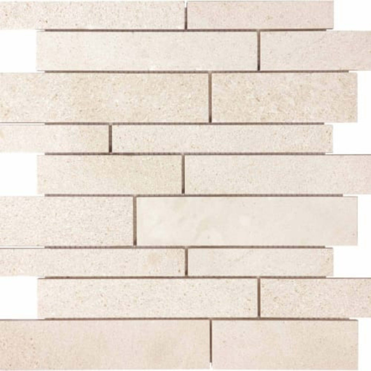Serene Ivory in Random Strip Polished Natural Stone