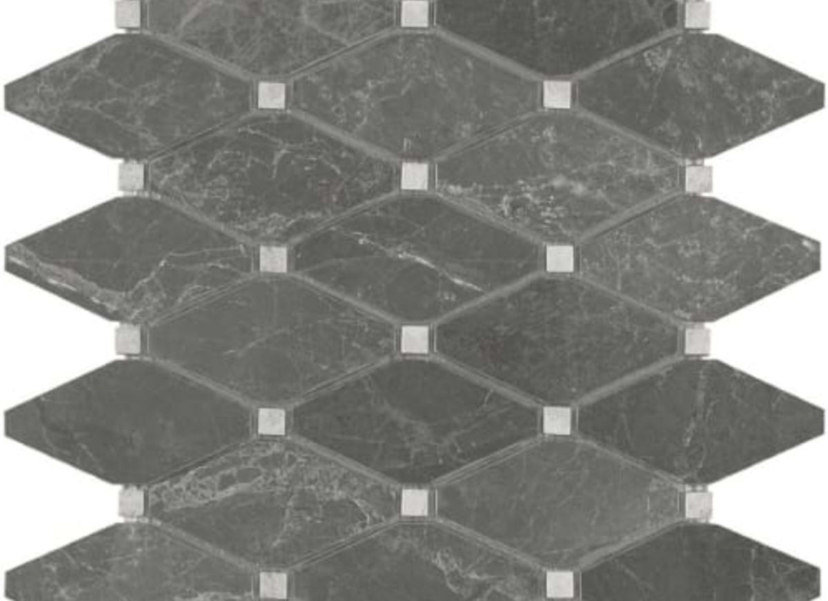 Stark Carbon in Clipped Diamond Polished Mosaics