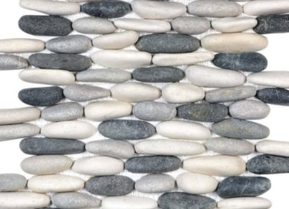 Zen in Tranquil Cool Blend Stacked Pebbles