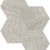Anciano Grigio in Hexagon Mosaic 6in Honed Natural Stone