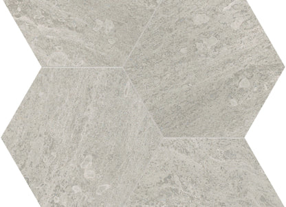 Anciano Grigio in Hexagon Mosaic 6in Honed