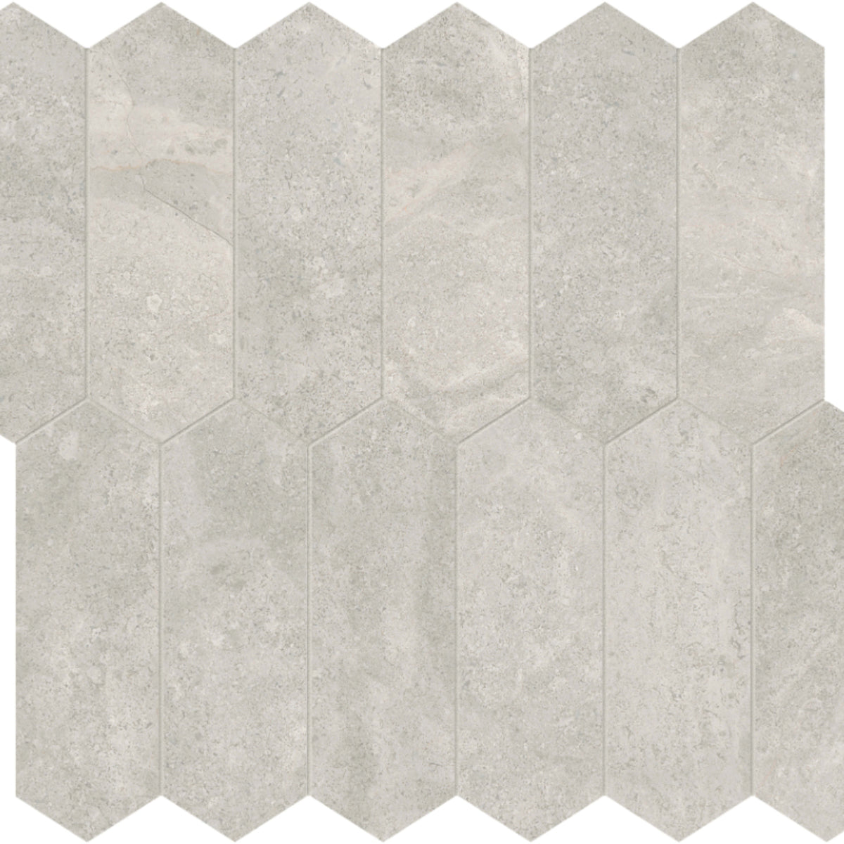 Anciano Grigio in Picket Mosaic Honed Natural Stone
