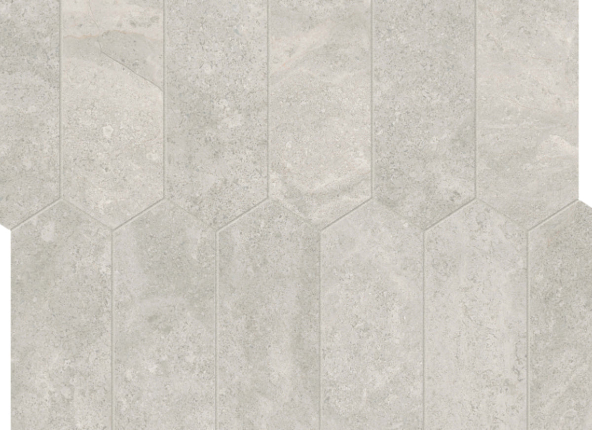 Anciano Grigio in Picket Mosaic Honed