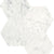 Eterna Bianco in Hexagon Mosaic 6in Honed Natural Stone