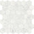 Eterna Bianco in Hexagon Mosaic 2in Honed Natural Stone