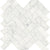 Eterna Bianco in Herringbone Mosaic Polished Natural Stone