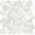 Cromo Bianco in Hexagon Mosaic Honed Natural Stone