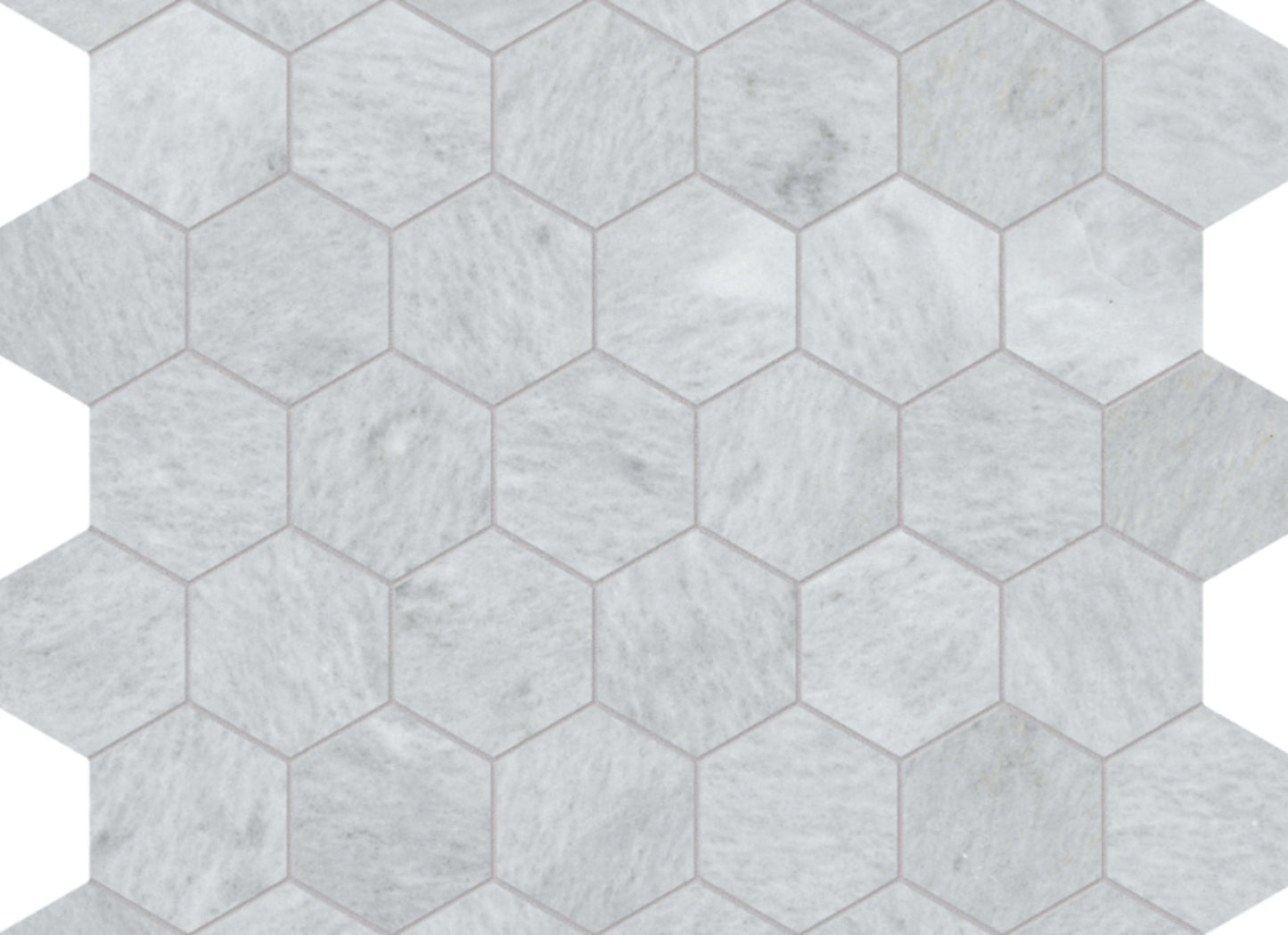 Aura Fresca in Hexagon Mosaic Honed