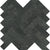 Galaxia Nero in Herringbone Mosaic Polished Natural Stone