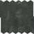 Galaxia Nero in Picket Mosaic Polished Natural Stone