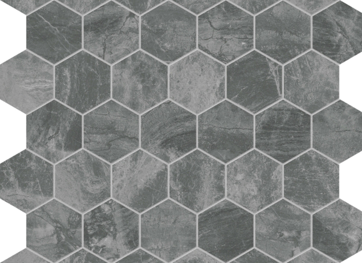 Gemma Mystique in Hexagon Mosaic Brushed