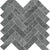 Gemma Mystique in Herringbone Mosaic Brushed Natural Stone