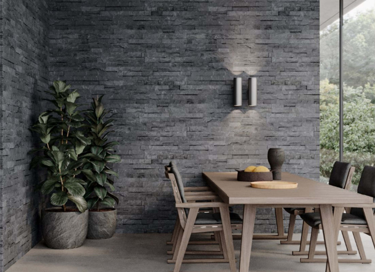 Ledger Stone in Beachwalk 6x18 Assembled Corner