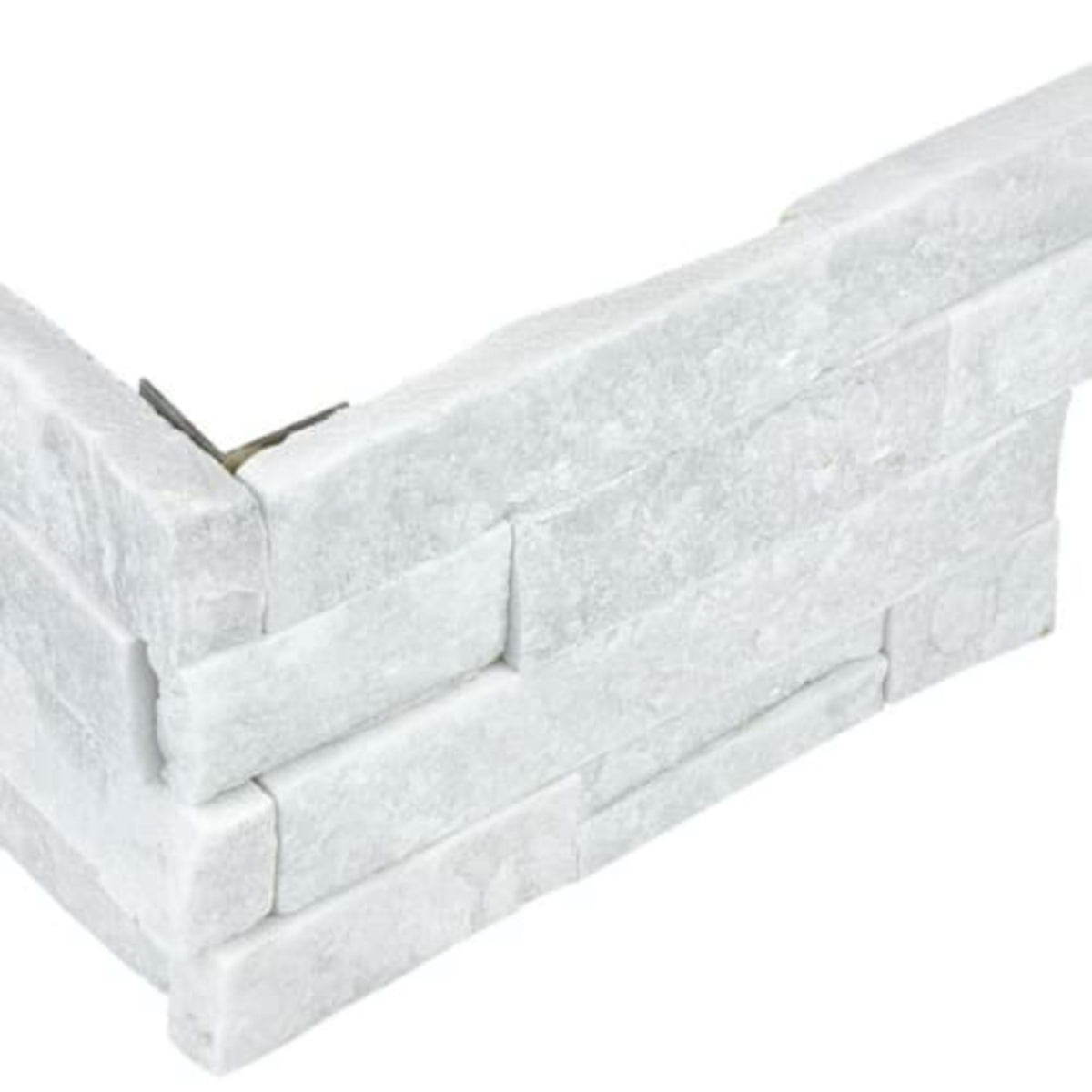 Ledger Stone in Glacier 6x18 Assembled Corner Natural Stone