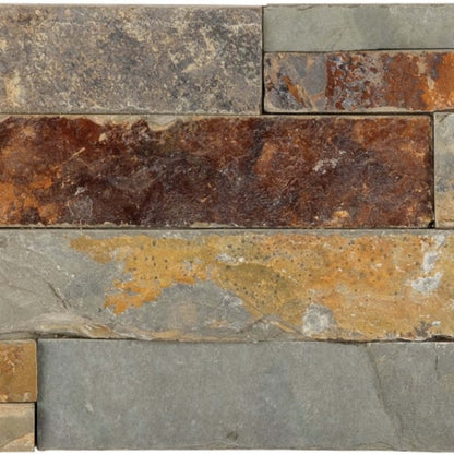 Ledger Stone in Sierra 6x24 Corner Panel Natural Stone