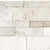 Ivory Travertine in Honed Cubics Cambria Strips Natural Stone