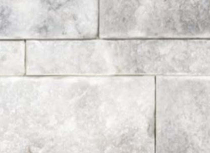 Bianco Venatino in Split Face 6x24 Wall Panels