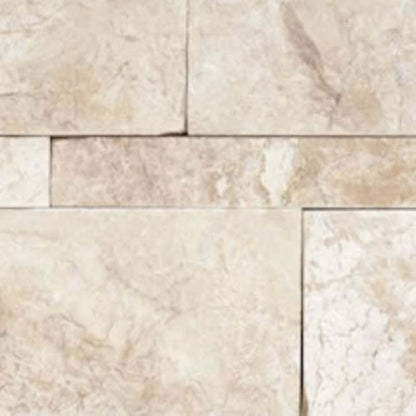 Splitface & Cubics in Impero Reale 6x24 Split Face Wall Panels Natural Stone