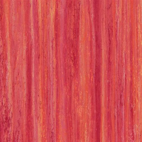 Marmoleum Striato Color in Red Roses Vinyl Sheet Goods