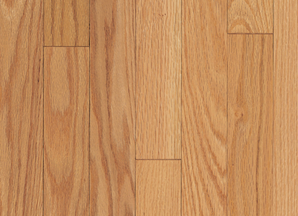 Ascot Plank Red Oak Solid in Natural