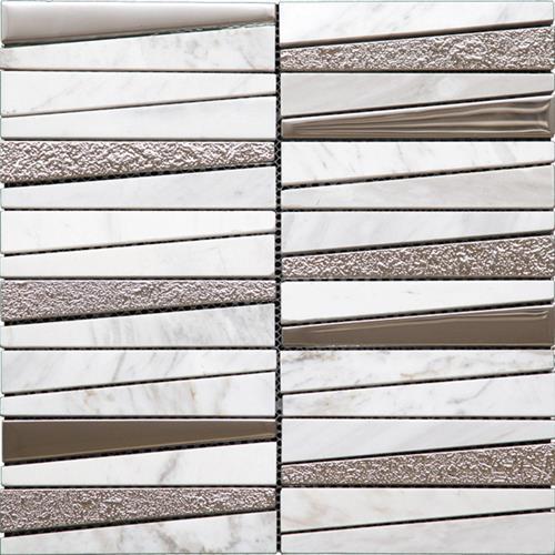 CityScape in Layers White Natural Stone