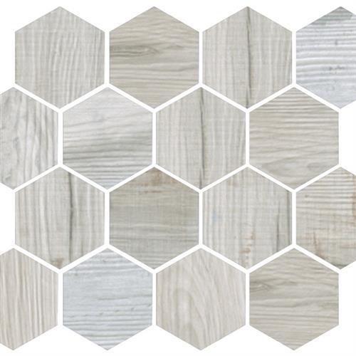 Oregon in White Wood Hex Tile