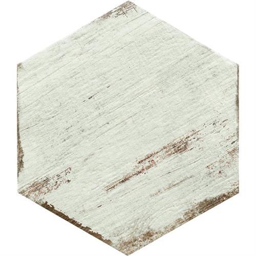 Retro in Blanco Hex Tile