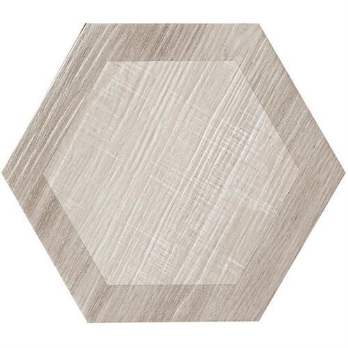 Royal Wood in Bianco Hex Tile