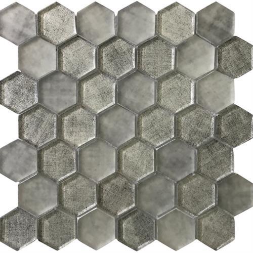Sierra in Snow Linen Hex Natural Stone