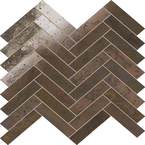 Stellar in Copper Herringbone Tile