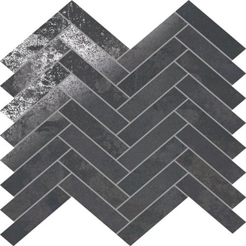 Stellar in Steel Herringbone Tile