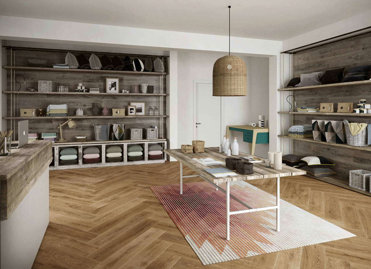 Homeland in Sun Herringbone Mosaic