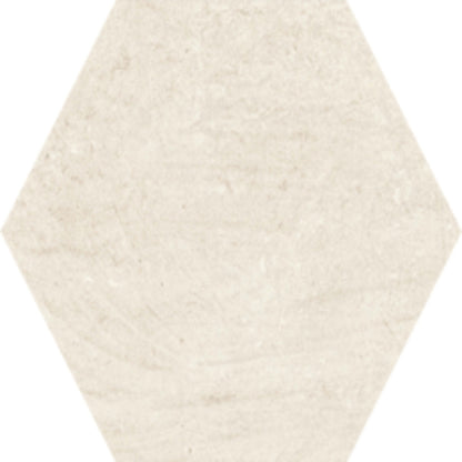 Boho in Bone 8.5x10 Hexagon Tile