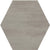 Reflex in Titanium Hexagon Tile