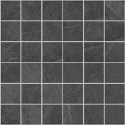 Hero in Coal Mosaic Tile