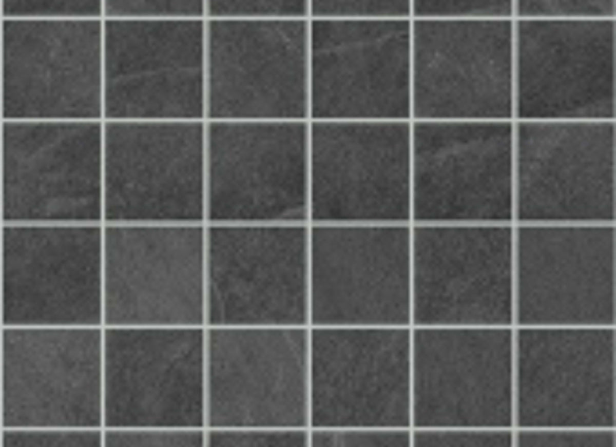 Hero in Coal Mosaic