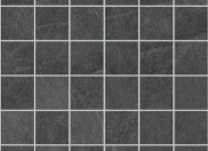 Hero in Coal Mosaic