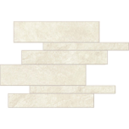 Hero in Snow Linear Mosaic Tile