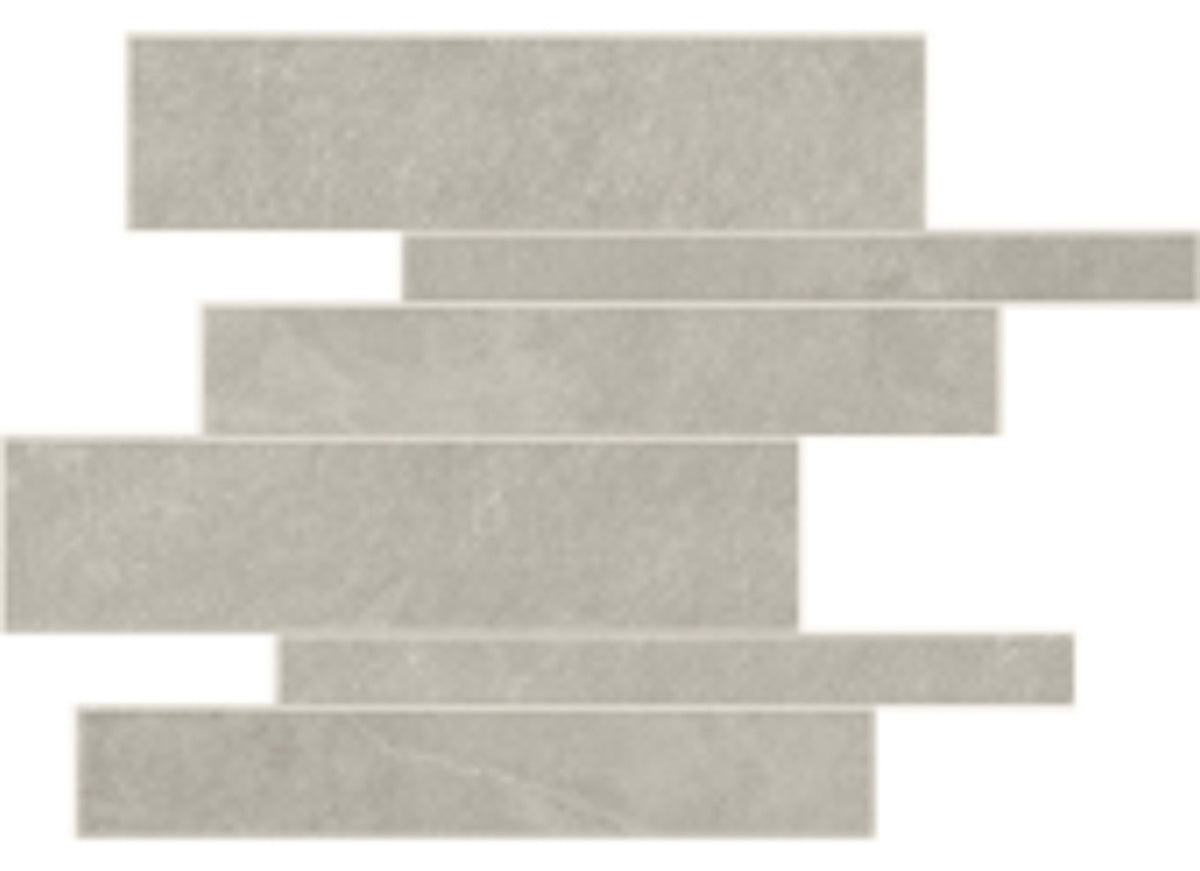 Hero in Silver Linear Mosaic
