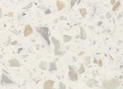 Solid Surface Collection in White Stone