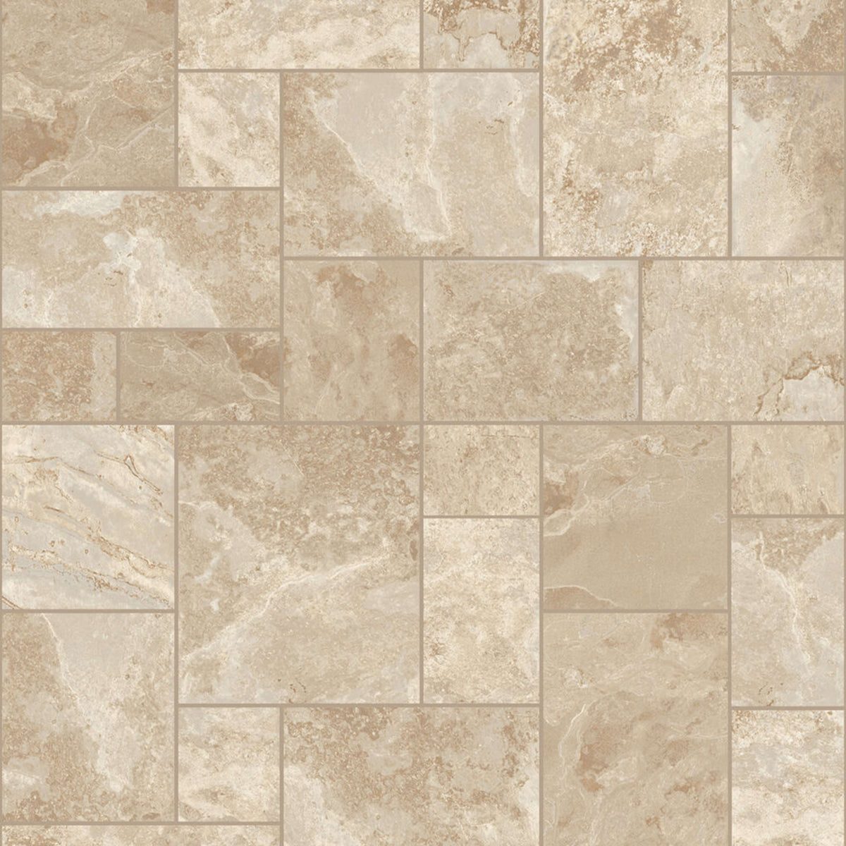 ArmorCore - Terrace Paver in Warm Beige Vinyl Sheet Goods