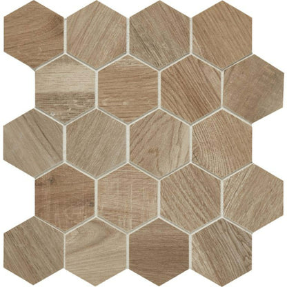 Aequa in Silva Hex Mosaic Tile