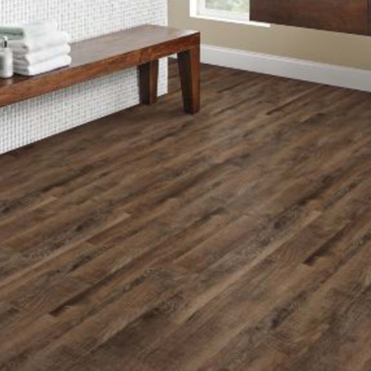 Familiar Frontier II in Saddle Brown Luxury Vinyl