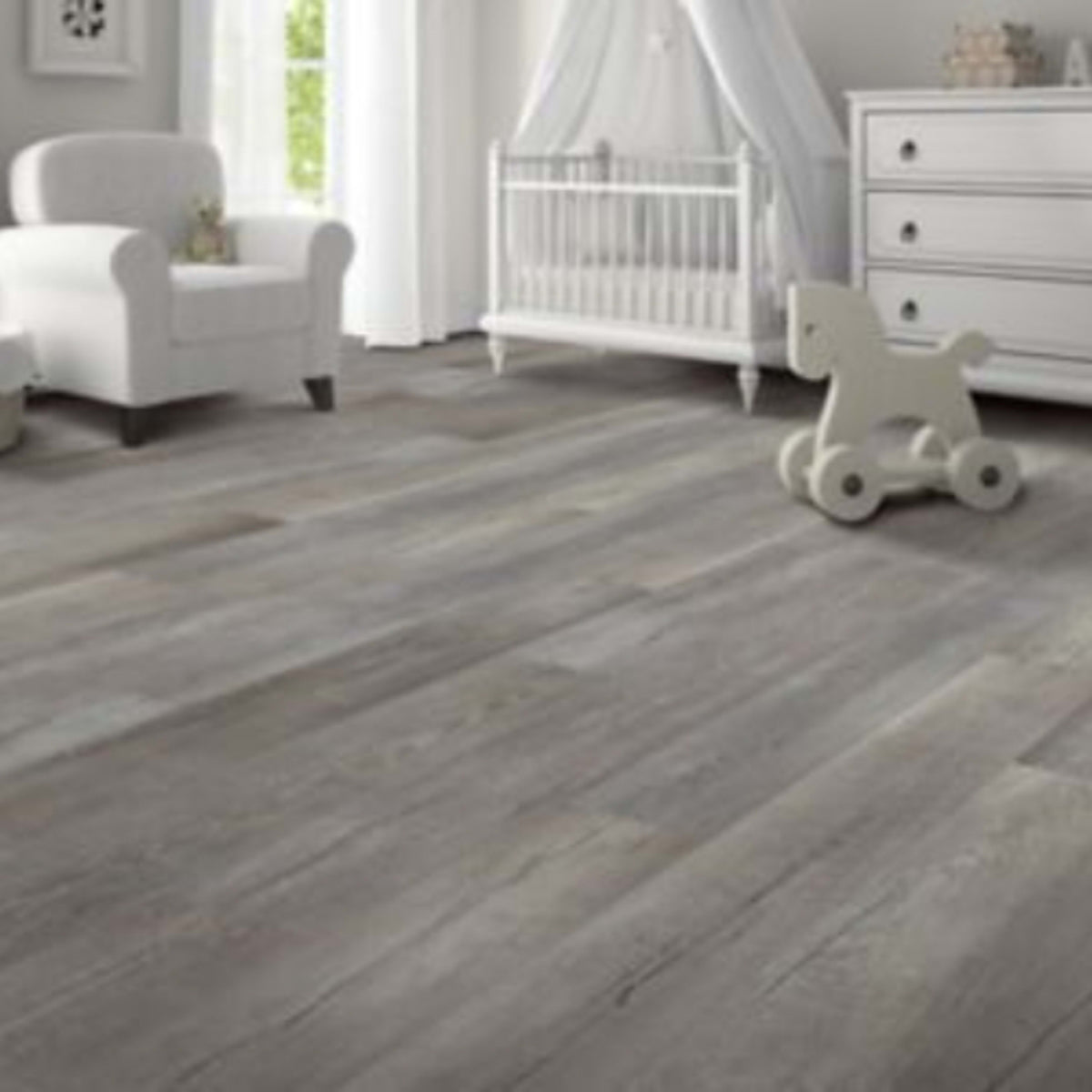 Ma May Street in Worn Gray Luxury Vinyl